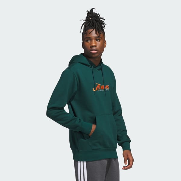 adidas Country Club Graphic Hoodie - Green | Free Shipping with