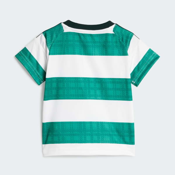 Blanc Tenue domicile bébé Celtic FC 25/26 pour enfants