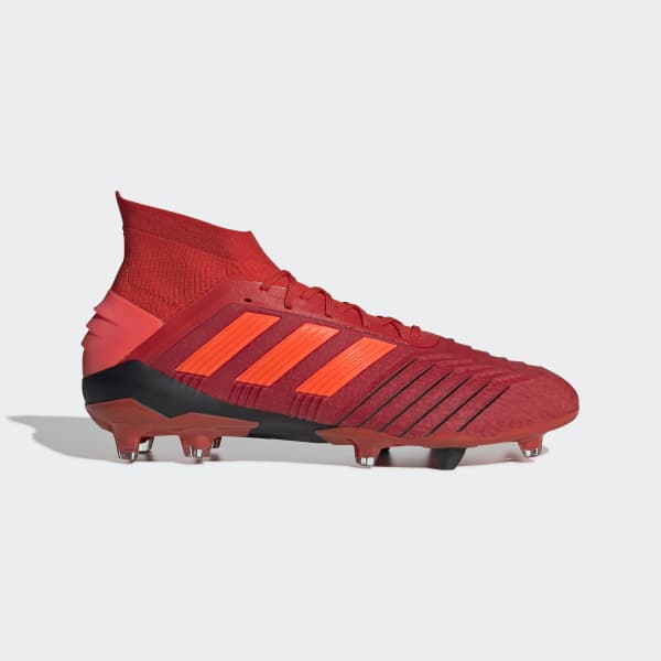 adidas Predator 19.1 Firm Ground Boots - Red | adidas Singapore