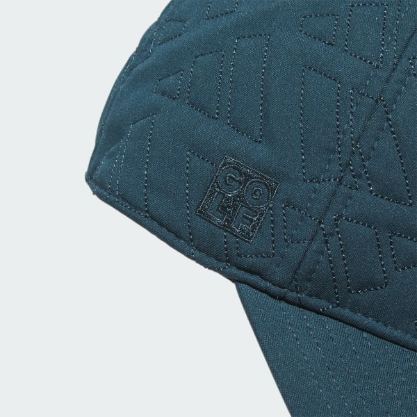 Turquoise Insulated Quilted 5-Panel Hat