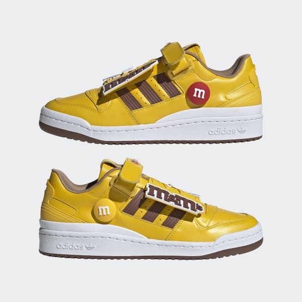 adidas M&M'S x adidas Forum Low 84 Shoes - Yellow | Men's 