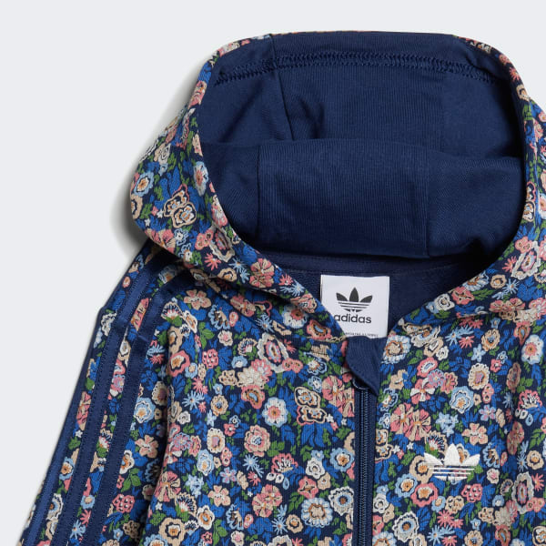 Blue adidas Originals x Liberty London Bodysuit Kids