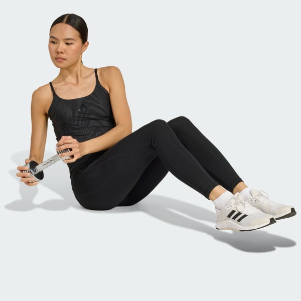 zwart AOP Optimé Tanktop