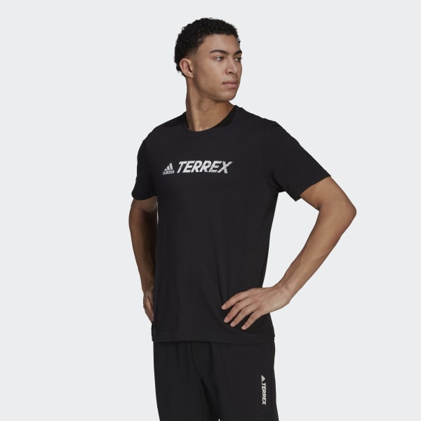 Black Terrex Classic Logo Tee