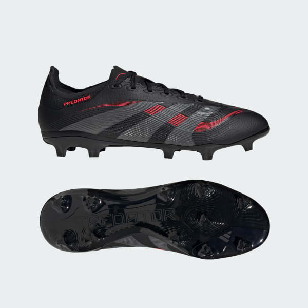 Black Predator League Firm/Multi-Ground Boots