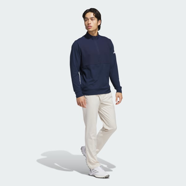 adidas Ultimate365 Tour Quarter-Zip Pullover - Blue | Free
