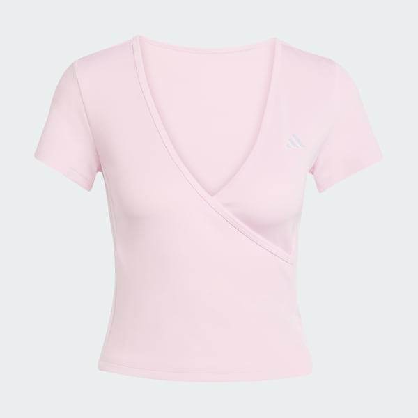 Pink Seasonal Essentials 3-Stripes Crop Tee