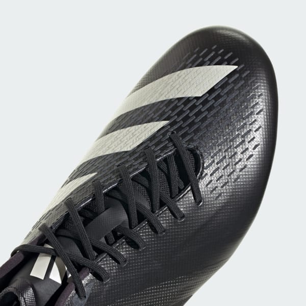 Chaussure de rugby Adizero RS15 Pro Terrain gras - Noir