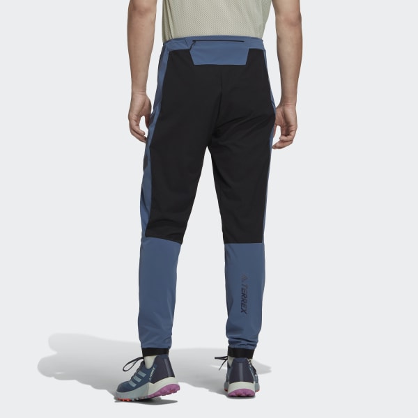 modrá Tepláky Terrex Agravic Hybrid Trail-Running