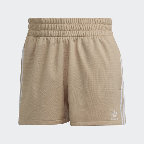 Beige 3-Stripes Shorts