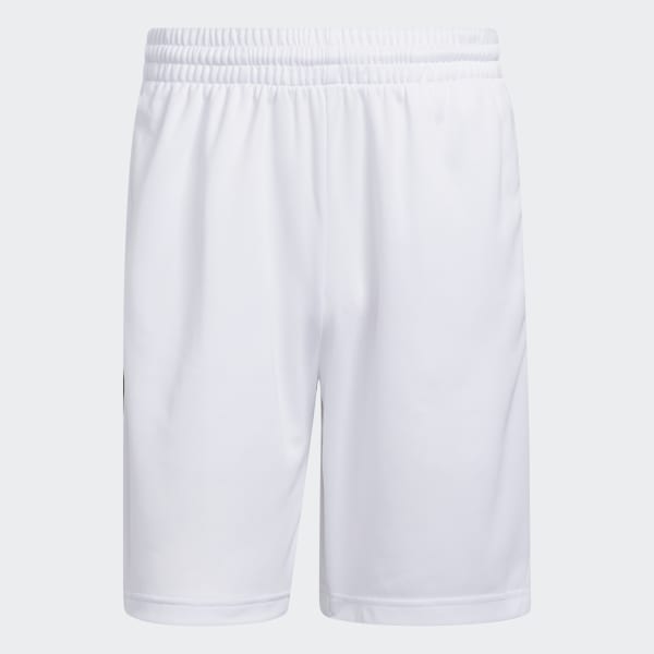 Blanco Shorts de Básquet Legends 3 Tiras