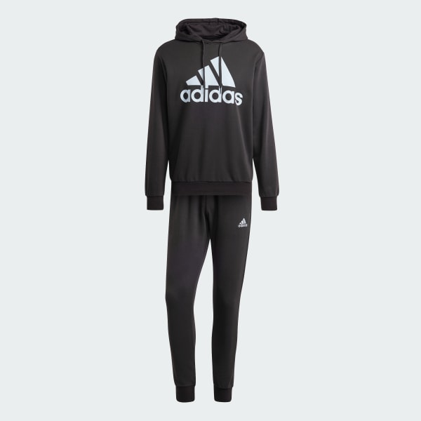 adidas Big Logo Terry Trainingsanzug - Schwarz | adidas Deutschland