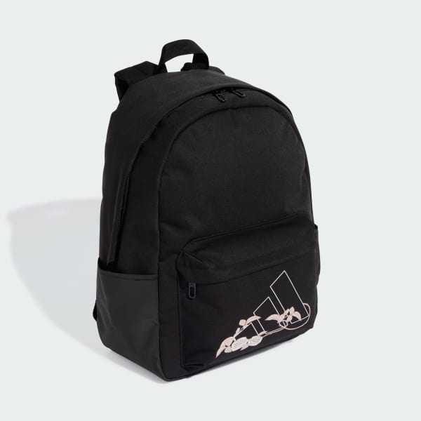 Schwarz Classic Flower Rucksack