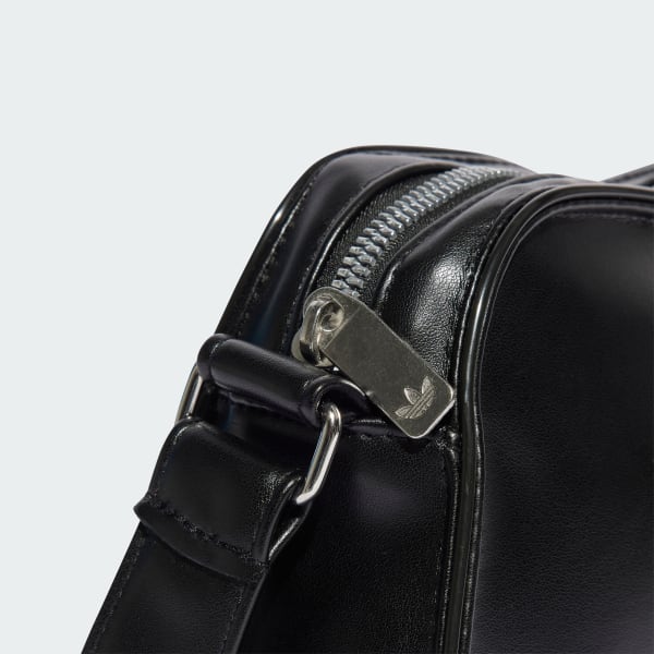 adidas Polyurethane Embossed Trefoil Shoulder Bag Black adidas Deutschland