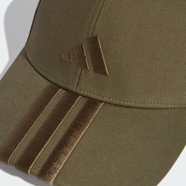 Green 3-Stripes New Logo Baseball Cap