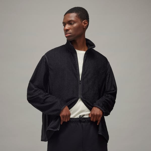adidas Y 3 Waffle Warp Knit Track Top Black Free Shipping with adiClub adidas US