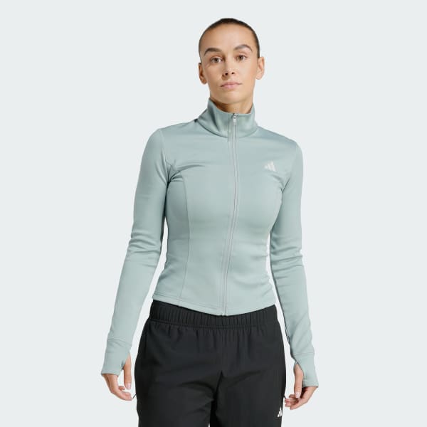 Gronn Optime Essentials Full-Zip Jakke