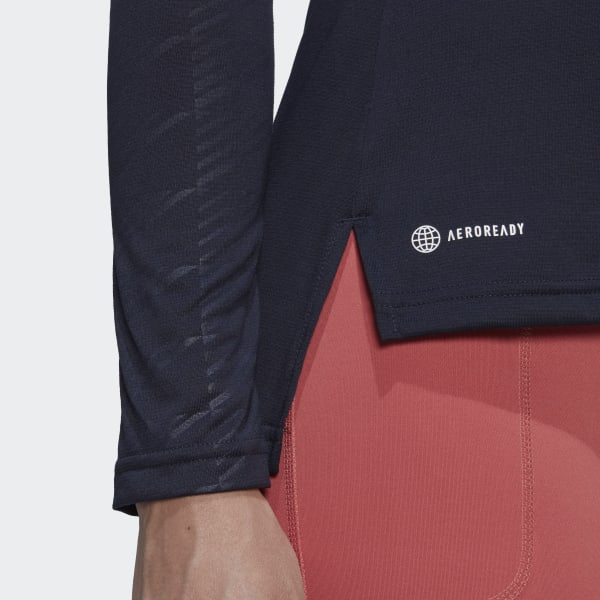 modrá Tričko Terrex Multi Half-Zip L6392