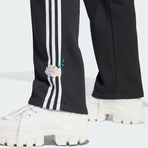 Embroidered Flower Pants