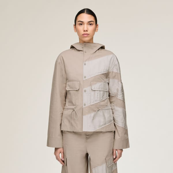 Kahverengi Y-3 KAPÜŞONLU MONT