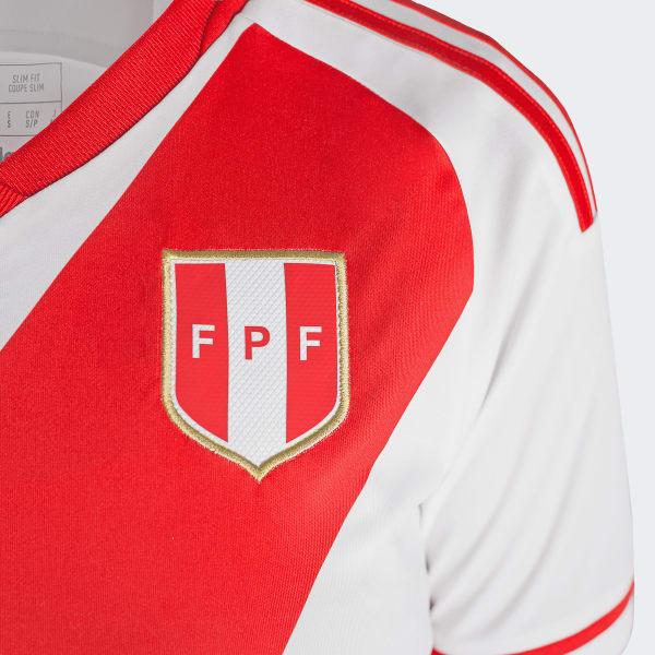 Blanco Camiseta Oficial de Local de la Selección Peruana 2023