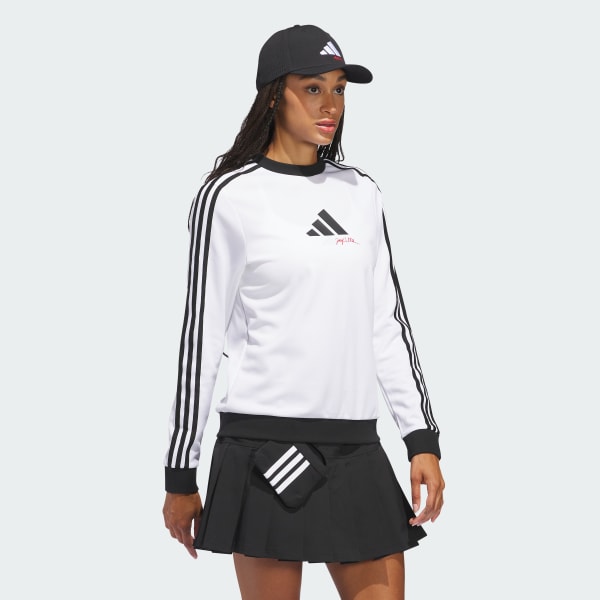 White adidas x Jay3lle Long Sleeve Crew Sweatshirt