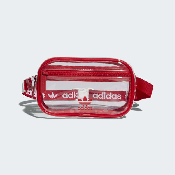 adidas Clear Waist Pack - Red | adidas US