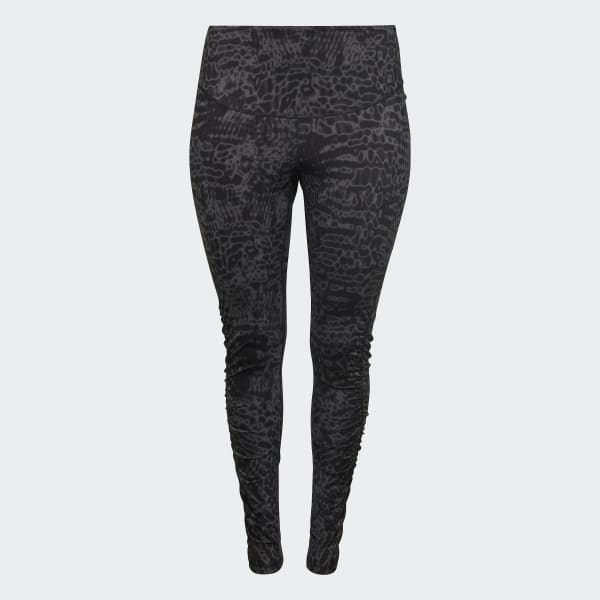 adidas 11 Honoré Studio Leggings (Plus Size) - Grey | Women's Training ...