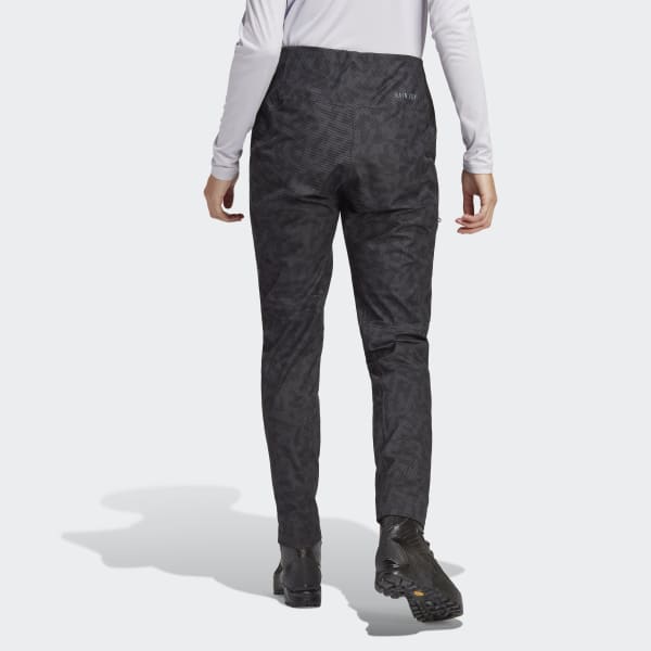 Schwarz TERREX Techrock RAIN.RDY Wanderhose