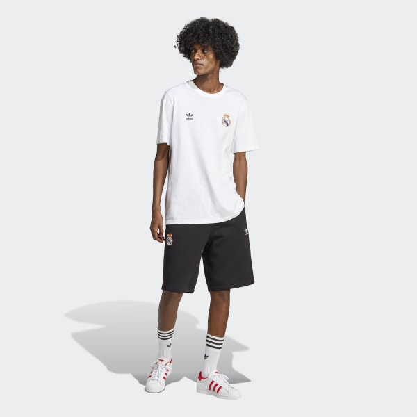 Svart Real Madrid Essentials Trefoil Shorts