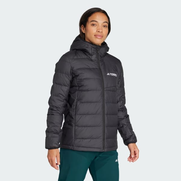 Negro Anorak de plumón ligero con capucha Terrex Multi CLIMAWARM