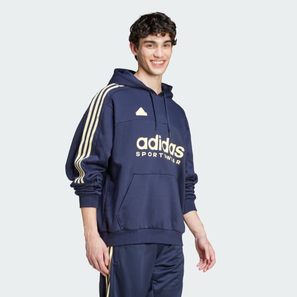 Blue House of Tiro Fleece Hoodie
