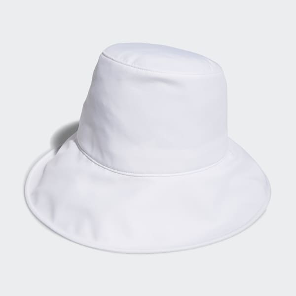 White Ponytail Sun Bucket Hat MBG15