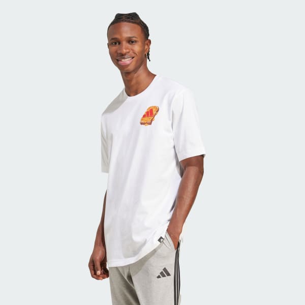 Blanco Remera graphic con estampado de mantequilla de maní y mermelada