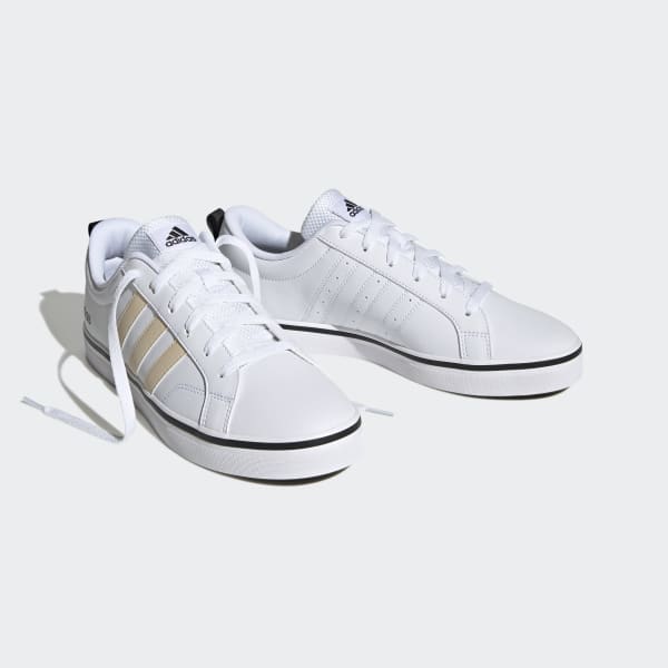 White VS Pace 2.0 3-Stripes Branding Synthetic Nubuck Shoes