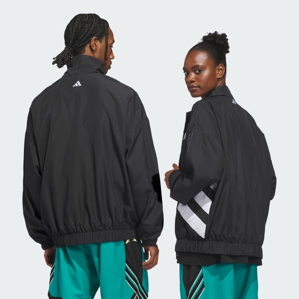Black ANTHONY EDWARDS FOUNDATION TRACK JACKET