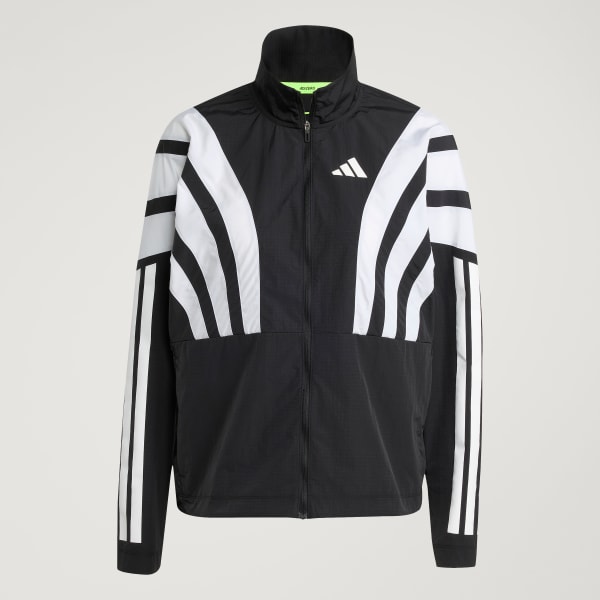 adidas Adizero Archive Running Jacket - Black | Free