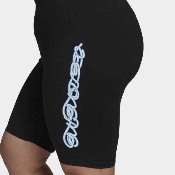 Zwart Biker Short (Grote Maat) ETW14