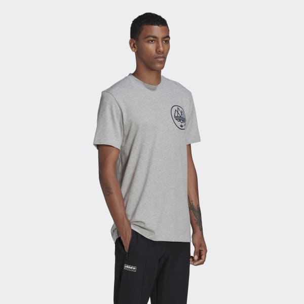 Grau Mod Trefoil T-Shirt BZ493MTT