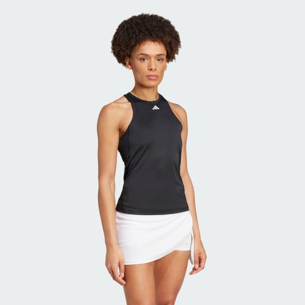 Black Club Tennis Tank Top
