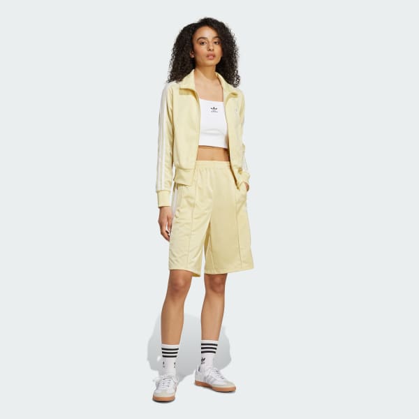Yellow Adicolor Firebird Long Shorts