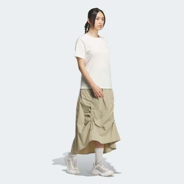 Brown 엑스플로릭 윈드브레이커 스커트