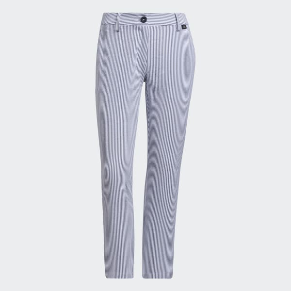 White AEROREADY Seersucker Ankle Pants