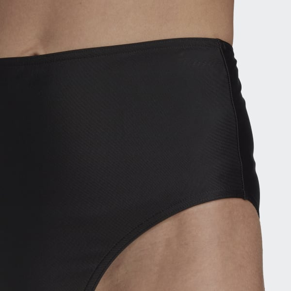 Black High-Waist Bikini Bottoms