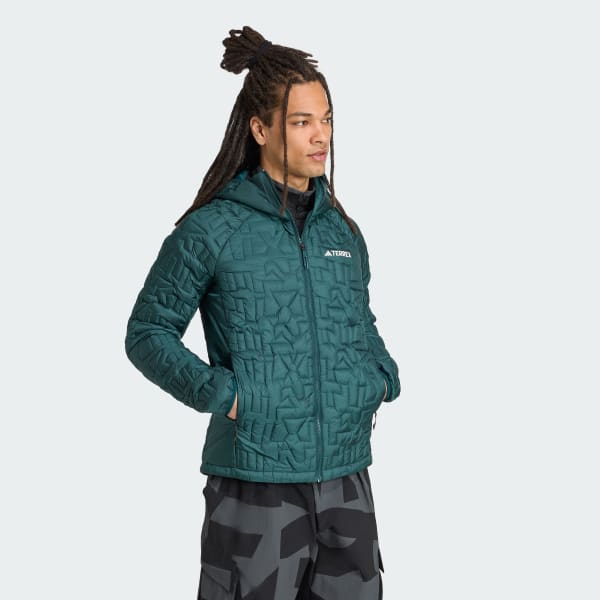 Zielony Kurtka Terrex Xperior PrimaLoft Loose Fill Insulated Hooded