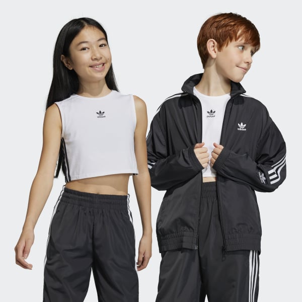 Hvid Adicolor Crop tanktop