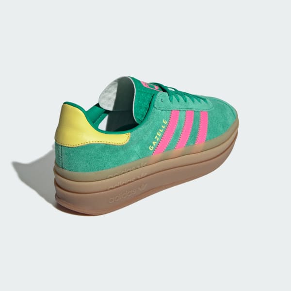 adidas Gazelle Bold Shoes - Green | Free Shipping with