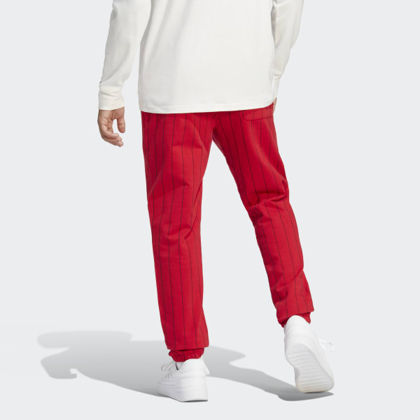 Rosso Pantaloni Pinstripe Fleece