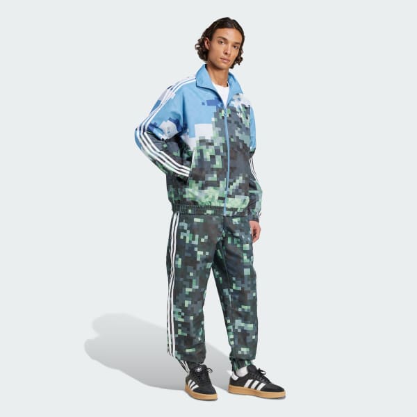 Azul Casaco adidas Originals x Minecraft