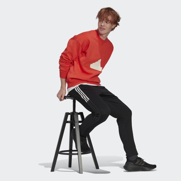 cervená Mikina Fleece Crew MCE02